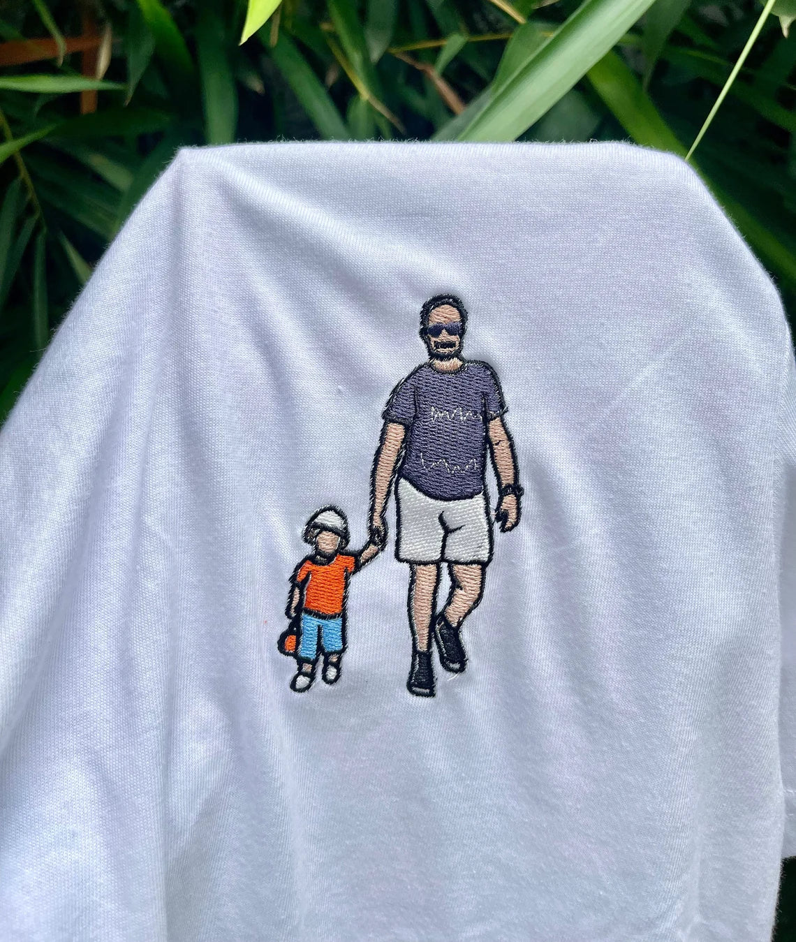 Embroidered t shirt, Custom embroidered photo shirt, custom embroidered tshirt, Custom embroidered photo
