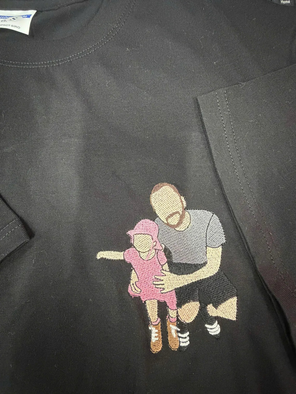 Embroidered t shirt, Custom embroidered photo shirt, custom embroidered tshirt, Custom embroidered photo
