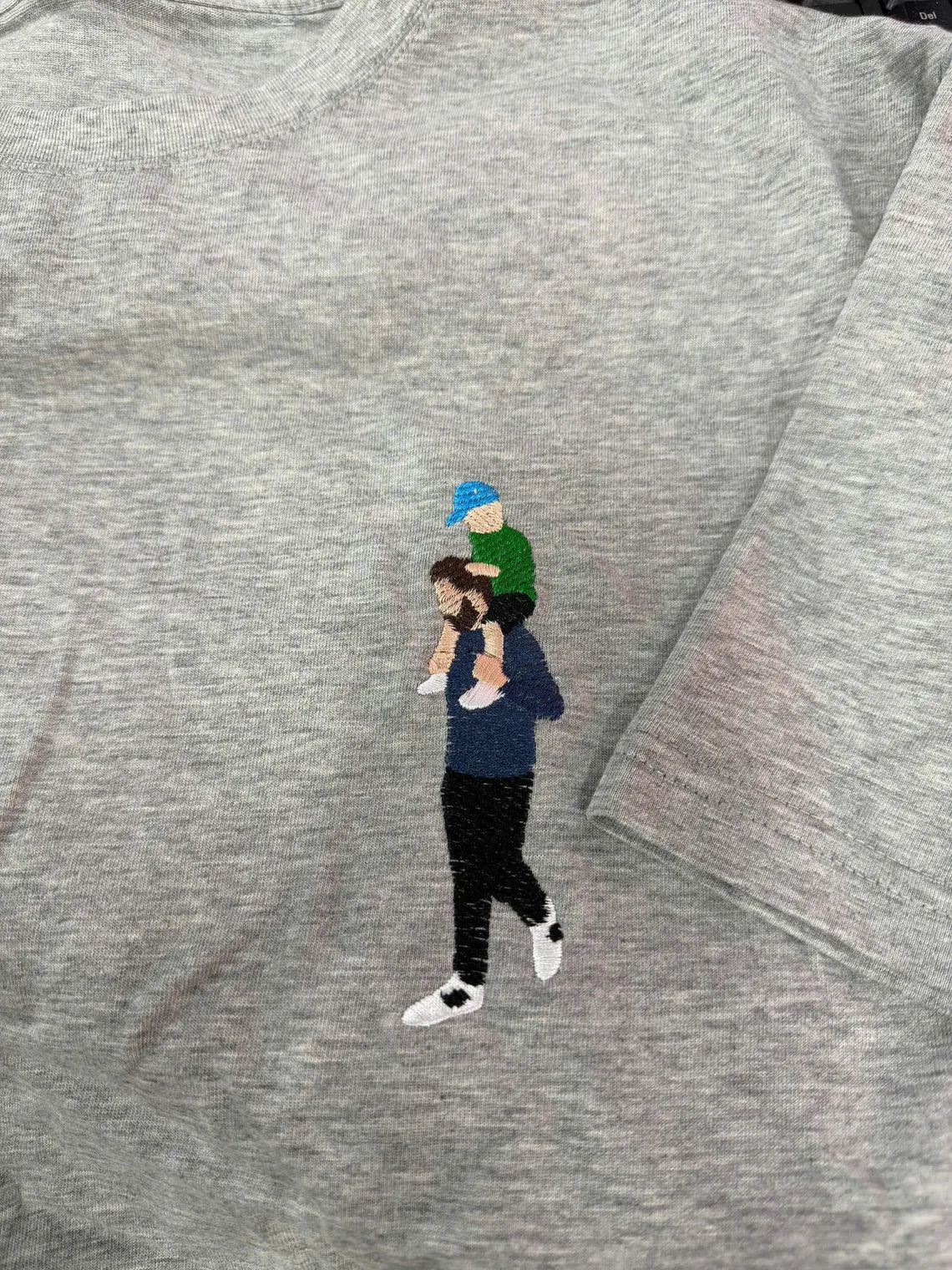 Embroidered t shirt, Custom embroidered photo shirt, custom embroidered tshirt, Custom embroidered photo