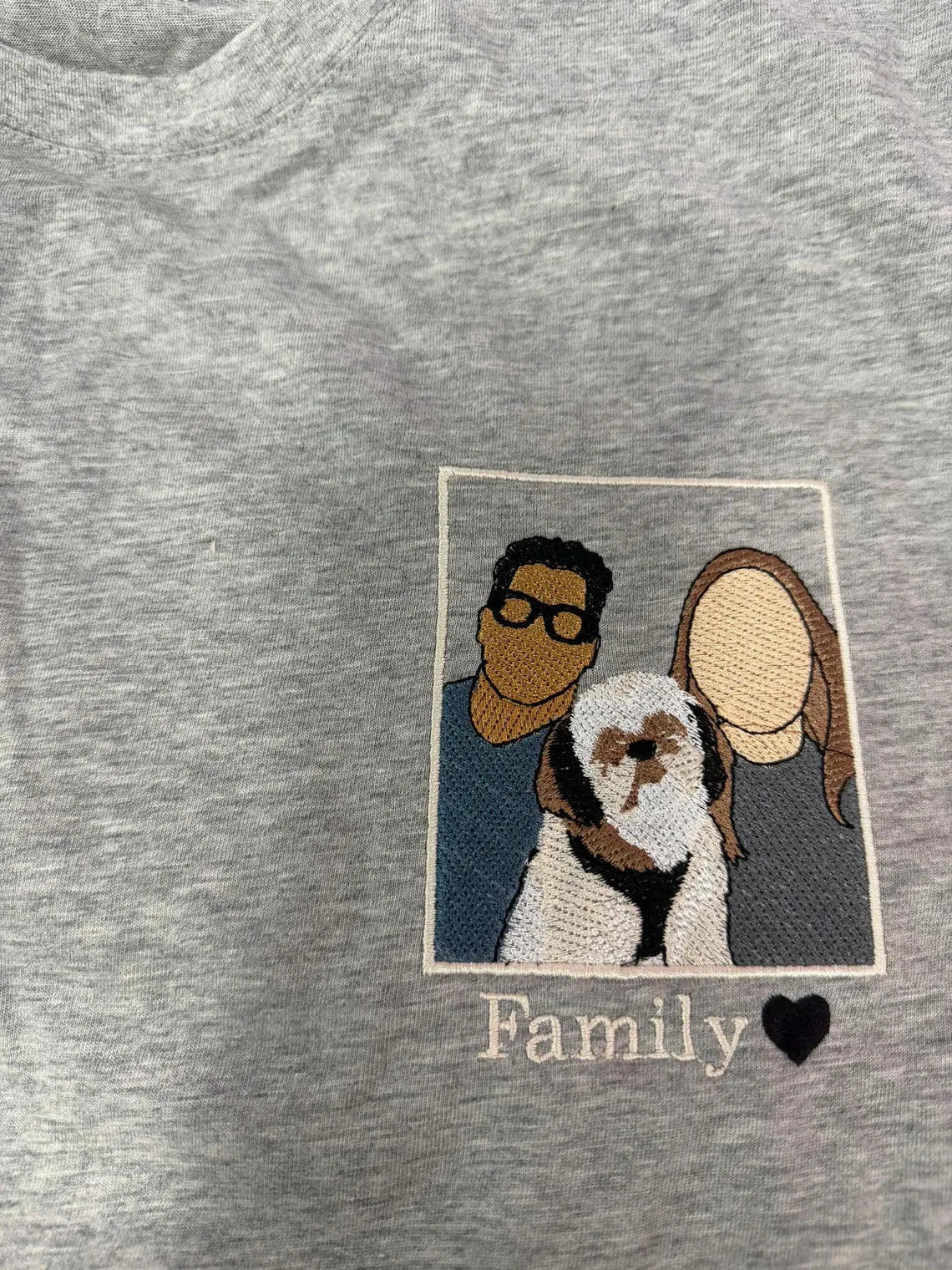 Embroidered t shirt, Custom embroidered photo shirt, custom embroidered tshirt, Custom embroidered photo